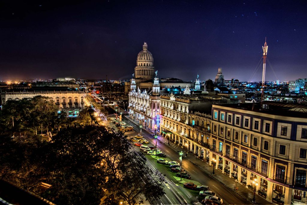Kuba - Blogbeitrag - Havanna bei Nacht