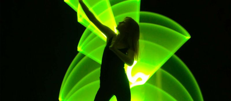 Light Painting - Grün
